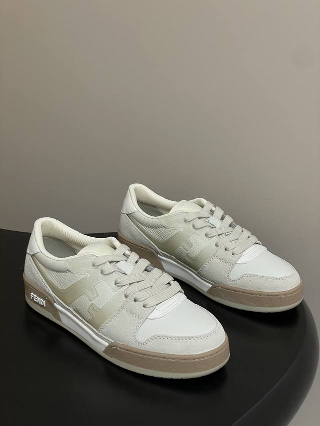 男10 Fendi芬迪 Match系列 25新配色 渐变胶片款 厚底休闲运动鞋情侣款增高滑板鞋 原版购入开发 做货 设计师Kim Jones打造的首款运动鞋Fe