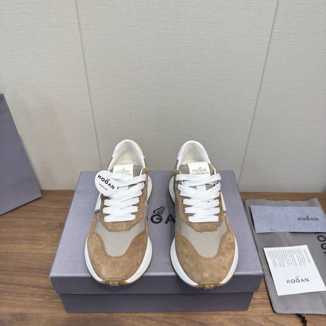 Hogan霍根2025 休闲运动鞋 厚底 高端系带板鞋 高版本 情侣款 这款由吴磊倾情代言 专柜同款 未来主义 奢潮款 全新Lnteractive Cube系列