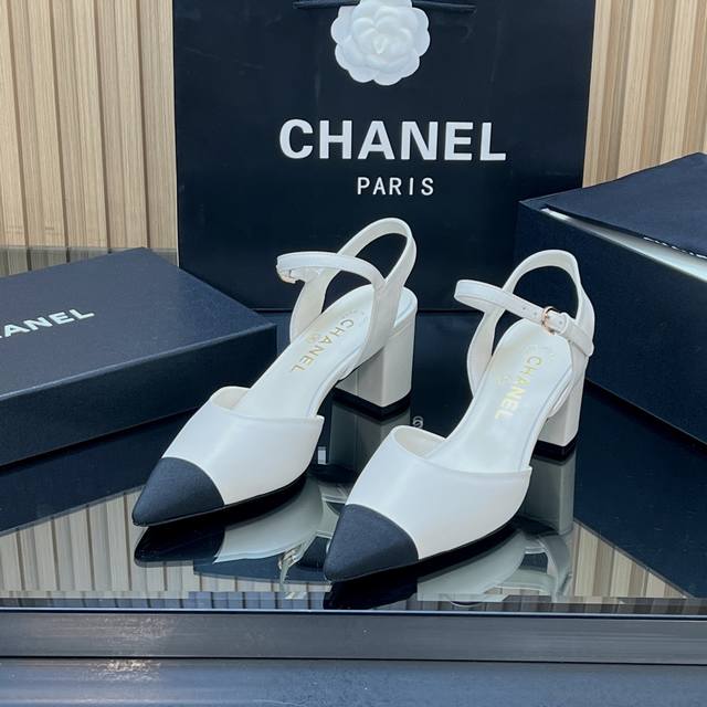 工厂p价 顶级品质！Chanel 小香25新品、粗跟尖头凉鞋 后系带单鞋 玛丽珍鞋 香奶奶家一贯的优雅名媛气质 高级感十足 上脚非常Nice～ 法式风情 真是美