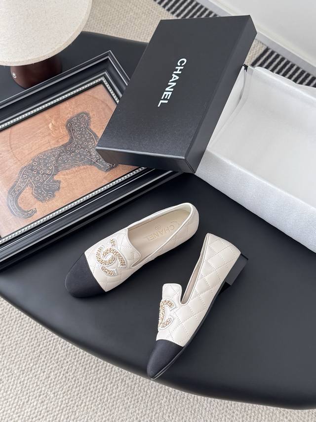 Chanel 26C春夏新款全系列链条乐福鞋 全系列首发 专柜有的我都有！ 高版本高品质 鞋面原版面料 内里羊皮 原版大底 Size:35-39 其他码数定