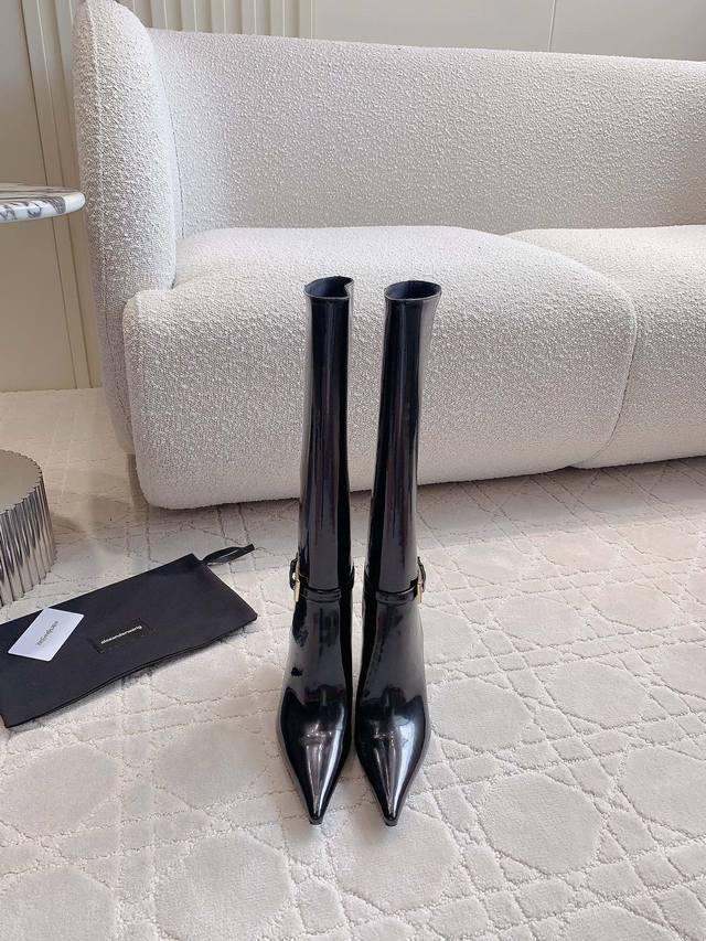 出厂价p Ys*新款高跟长靴 杨树林最懂女人心 不接受反驳 超级无敌女人味神器 鞋面开边珠牛皮 内里牛皮 意大利真皮大底 跟高7Cm 尺码35-39 40定做