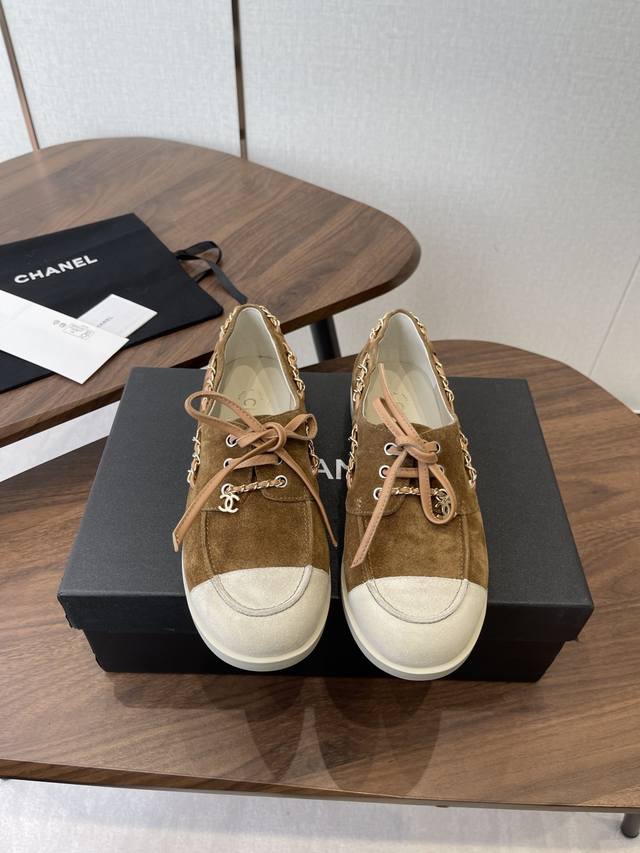 Chanel香奈儿 25K 秋冬 休闲 乐福鞋 原版购入开发 做货 小香 C家 专柜又一超级大爆款，网红博主小姐姐们的挚爱，社交平台的各种夸赞，人气超高质感透气