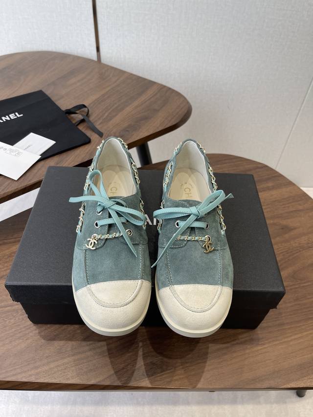 Chanel香奈儿 25K 秋冬 休闲 乐福鞋 原版购入开发 做货 小香 C家 专柜又一超级大爆款，网红博主小姐姐们的挚爱，社交平台的各种夸赞，人气超高质感透气