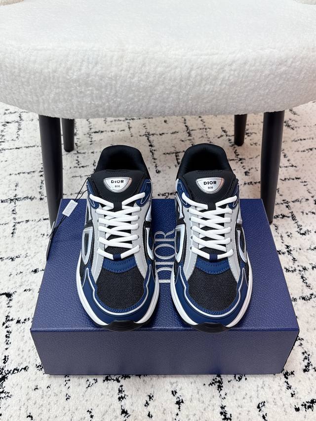 顶级版本 Dior 迪奥 25 最新配色 B30系列 反光 Cd 休闲 老爹 运动鞋 原版11740购入开发 做货 全新B30运动鞋 顺应复古市场的趋势的 Da