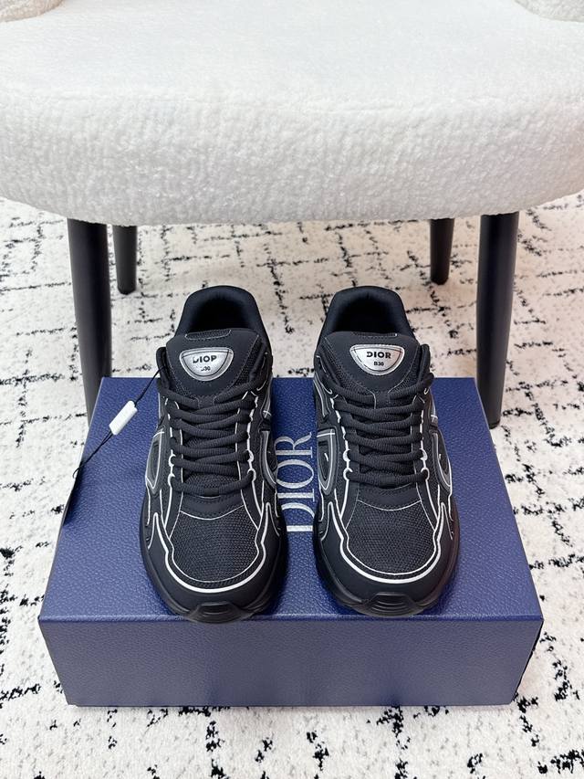 顶级版本 Dior 迪奥 25 最新配色 B30系列 反光 Cd 休闲 老爹 运动鞋 原版11740购入开发 做货 全新B30运动鞋 顺应复古市场的趋势的 Da