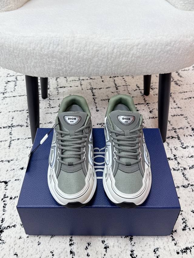 顶级版本 Dior 迪奥 25 最新配色 B30系列 反光 Cd 休闲 老爹 运动鞋 原版11740购入开发 做货 全新B30运动鞋 顺应复古市场的趋势的 Da