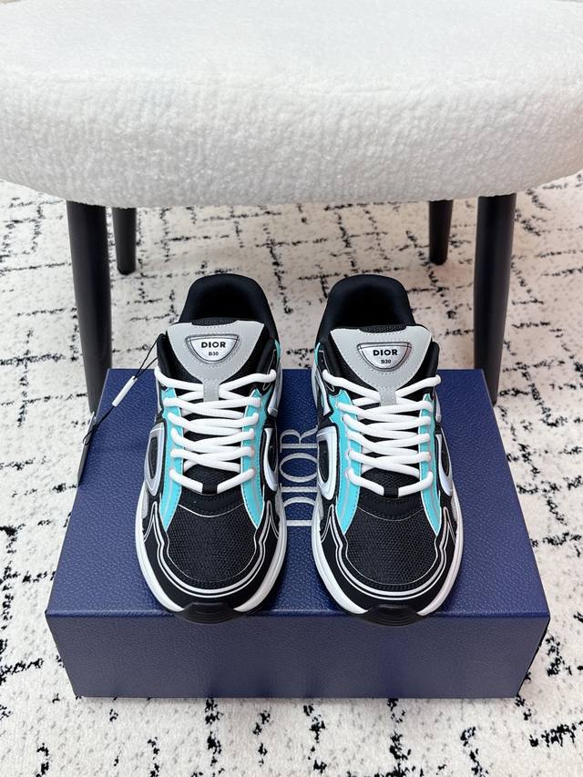 顶级版本 Dior 迪奥 25 最新配色 B30系列 反光 Cd 休闲 老爹 运动鞋 原版11740购入开发 做货 全新B30运动鞋 顺应复古市场的趋势的 Da