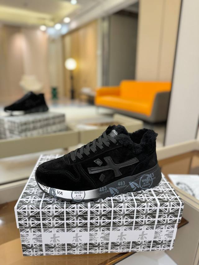 价格p： 毛里 普瑞米亚达 premiata Lander Trainers 兰诺系列米字低帮复古百搭 休闲训练运动鞋 premiata是意大利品牌。premi