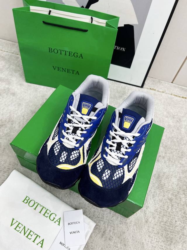 高品质 情侣款 Bottega Veneta葆蝶家23Ss秋冬秀款Bv Orbit运动鞋 王一博 同款 情侣款休闲鞋老爹鞋！Runner运动鞋！原版购入开发！