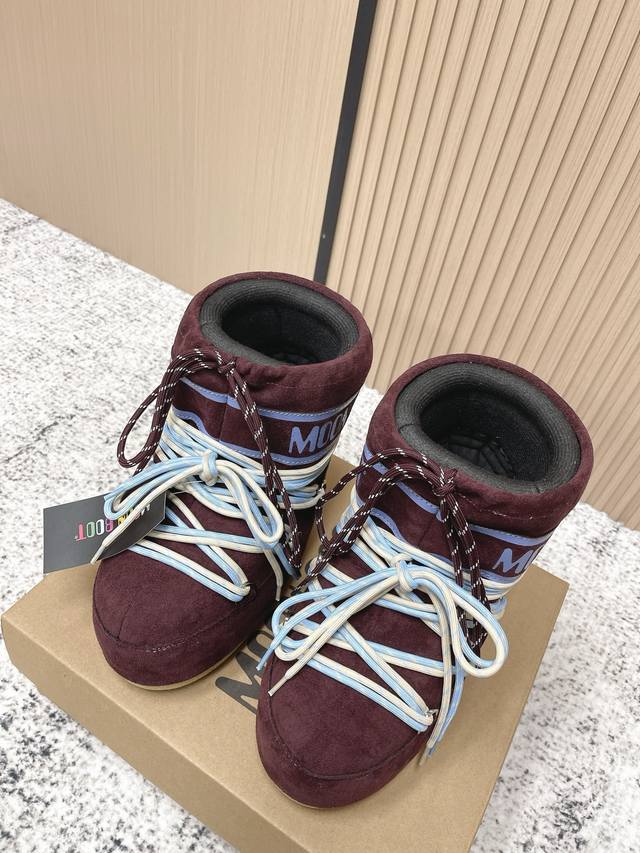 顶级版本： Moon Boot2025Vs秋冬季爆款雪地靴系列 丑萌月亮雪地靴 忘了Ugg吧，时髦人都在穿Moon Boot雪地靴 如果你难以接受Ugg的复兴
