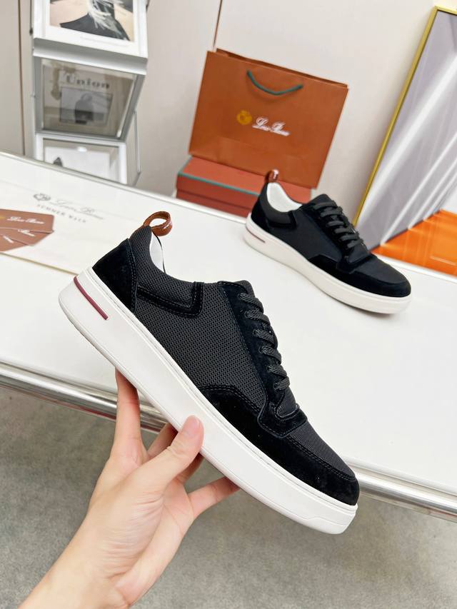 Lp新款，进口小牛绒搭配透气网布，上脚舒适透气不闷脚，原版一比一开模橡胶防滑大底。 码数38-46