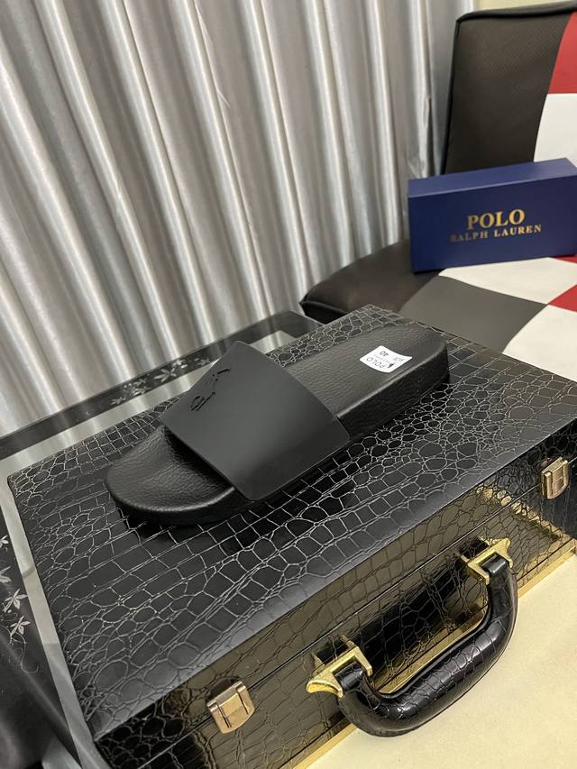 调工厂p价p： polo Ralph Lauren 男款拖鞋 原版复刻， 码数：38-44