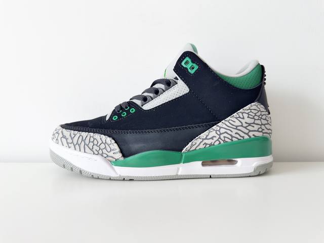 Jordan Air Jordan 3 Retro pine Green 潮流舒适 中帮 复古篮球鞋 男女款 黑绿36-47