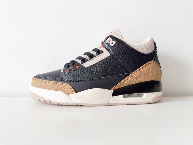 Jordan Air Jordan 3 Retro Desert Elephant 大象 中帮 复古篮球鞋 男女 款 黑棕36-47