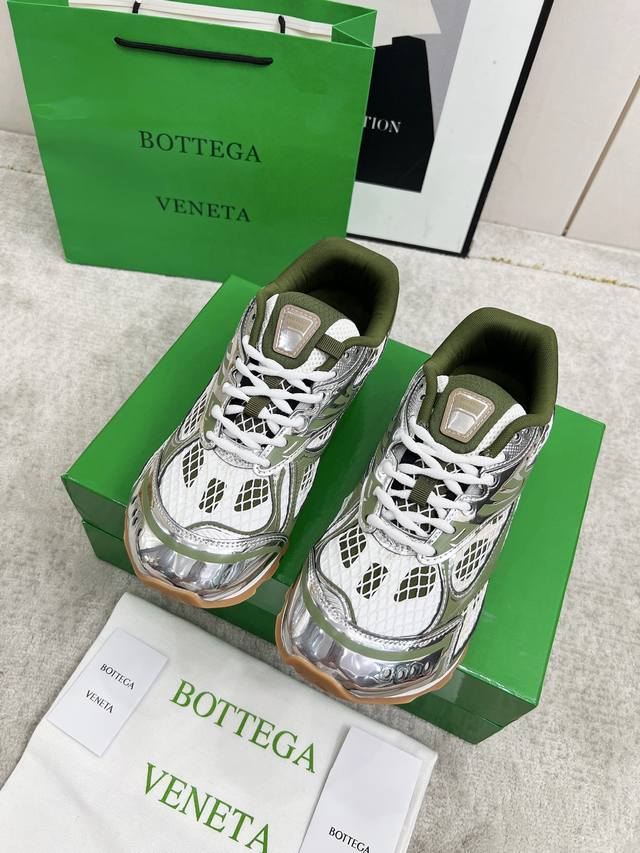 工厂p价 顶级版本 情侣款 Bottega Veneta葆蝶家25Ss秋冬秀款Bv Orbit运动鞋 王一博 同款 情侣款休闲鞋老爹鞋！Runner运动鞋！原版
