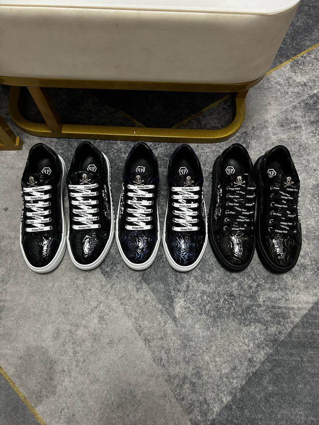 工厂p价 philipp piein 全羊皮内里 菲利普普萊茵 官网最新款高帮鞋原版开模，面料：原版头层粒面小牛皮，原版五金轱辘头，裡料：羊皮内里 做工精细，完