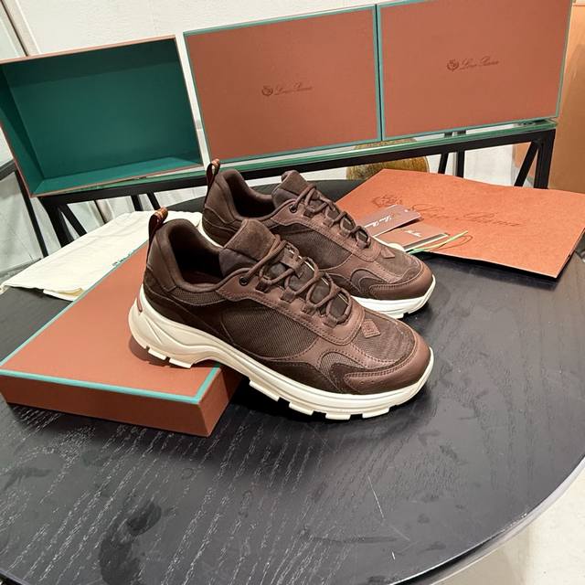 Lp诺悠翩雅顶级 男鞋 意大利宝藏牌品，5 色可选 秋季散步 运动 男鞋 Lp慢跑鞋 莞产代工厂p原厂底 随意进出专柜对比 这款休闲网面鞋采用纯手工打造 呈现出