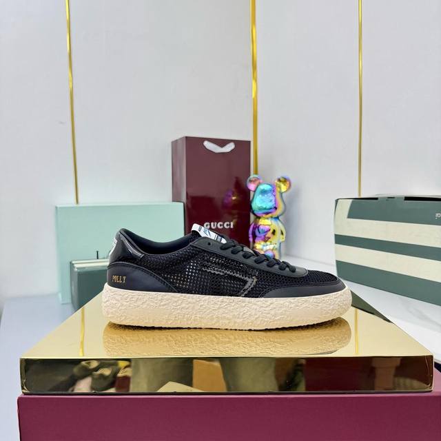 puraai原单布拼皮阿甘鞋25秋款软皮透气拼色休闲鞋轻便厚底休闲鞋 鞋面:牛皮+网面 内里:羊皮 垫脚:树纹超纤 大底:橡胶 码数:35-40