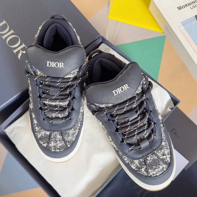 Dior 男款39-44. 男38. 45.订做 Dior迪奥B9S 系列 顶级版 面包鞋 休闲 运动鞋 滑板鞋 原版购入开发做货 这款全新 B9S 滑板运动鞋