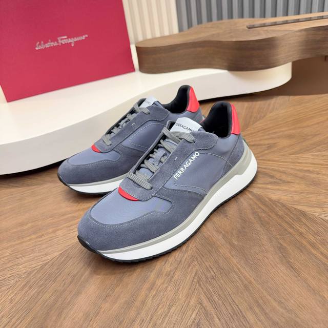 F顶级代购 菲拉格幕 炸街男神休闲鞋系列，专柜同步发售原厂配置，意大利进口牛皮面料，高品质拼接工艺潮达人，进口水染牛里 ，鞋底：原厂特供原版发泡大底、原厂跟单货