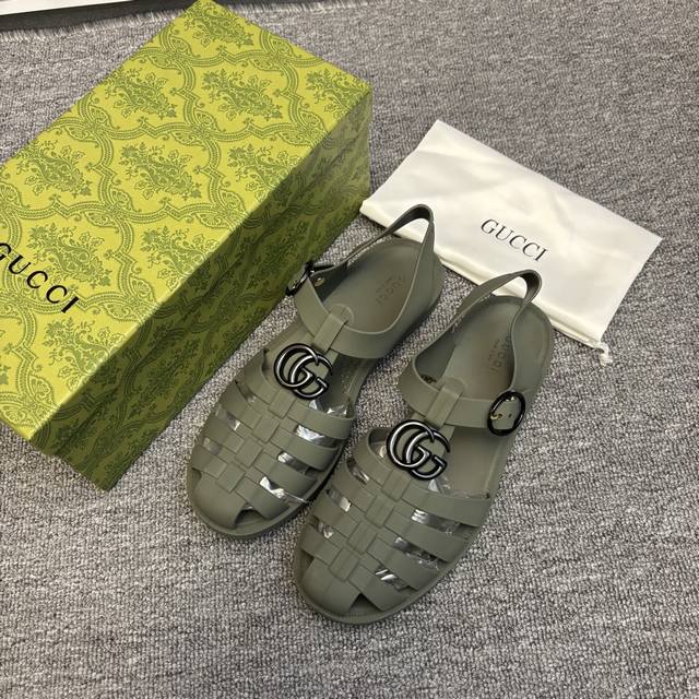 Gucci 专柜品质，顶级原单货，实物实拍！ 原版Tpu材质，精细做工，舒适型；正品1:1复刻 Size: 36 ～46