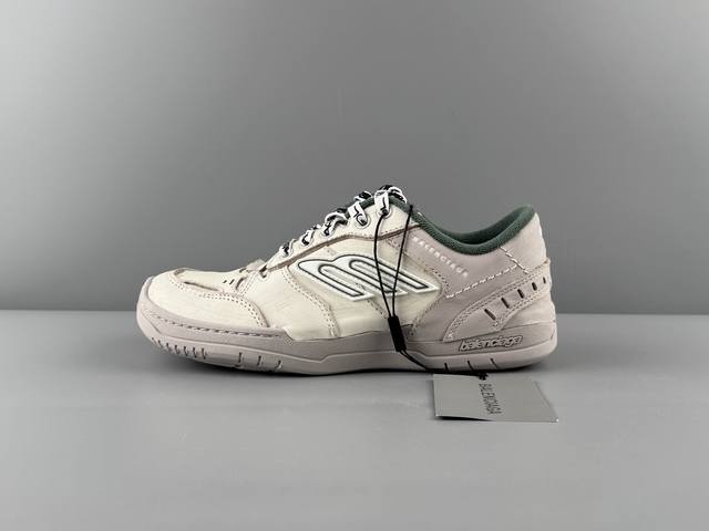 代购级别版本，区分市面普通货！Balenciaga巴黎世家 Hamptons Worn-Out 圆头系带 低帮 生活休闲鞋 情侣款 独立私模大底 原厂做旧手法