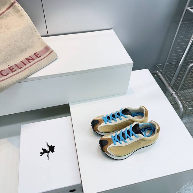 高品质出厂 ！顶级品质Martin Sallieres 26春夏新品拼色潮流厚底帆布休闲运动鞋！ 融合户外功能性与都市潮流感，采用标志性的流线型鞋身设计，搭配大