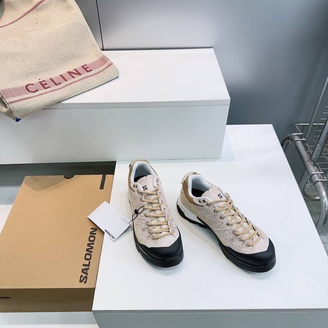 高品质出厂女 ！男 ！顶级品质 情侣款！Salomon26春夏最新火爆款男女同款松糕厚底登山鞋休闲运动鞋！ 法国小众品牌，新作继承了诸多品牌制胜的流行元素，势必