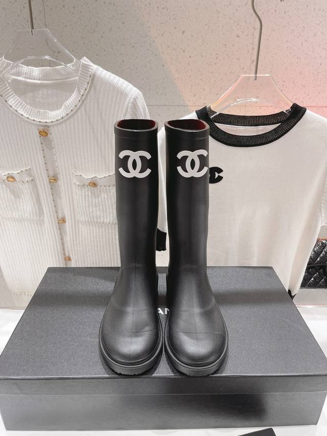 高版本出厂价p 已升级无缝版本 Chanel*香奈儿F036 小香2026Ss爆款长靴雨靴 Vantage 中古痴迷狂爱者...真正的古董级别！今年最火爆的雨靴