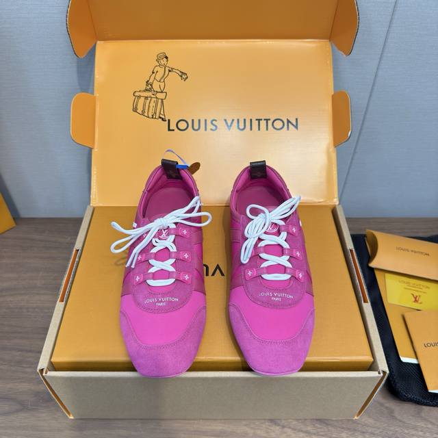 Louis Vuitton路易威登驴牌春夏Sneakerina系列 芭蕾运动鞋 德训鞋 休闲便鞋 情侣款 高版本包装 完美复刻Sneakerina 芭蕾风运动鞋