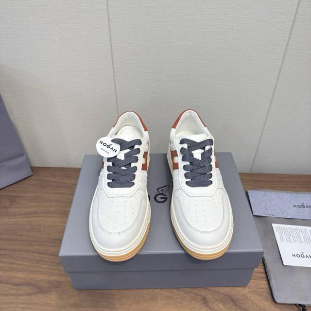 Hogan霍根2025 休闲运动鞋 厚底 高端系带板鞋 高版本 情侣款 这款由吴磊倾情代言 专柜同款 未来主义 奢潮款 全新Lnteractive Cube系列