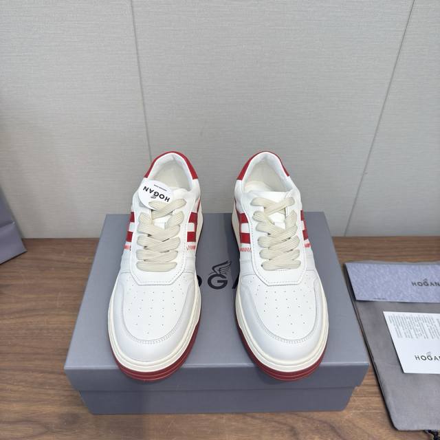 Hogan霍根2025 休闲运动鞋 厚底 高端系带板鞋 高版本 情侣款 这款由吴磊倾情代言 专柜同款 未来主义 奢潮款 全新Lnteractive Cube系列