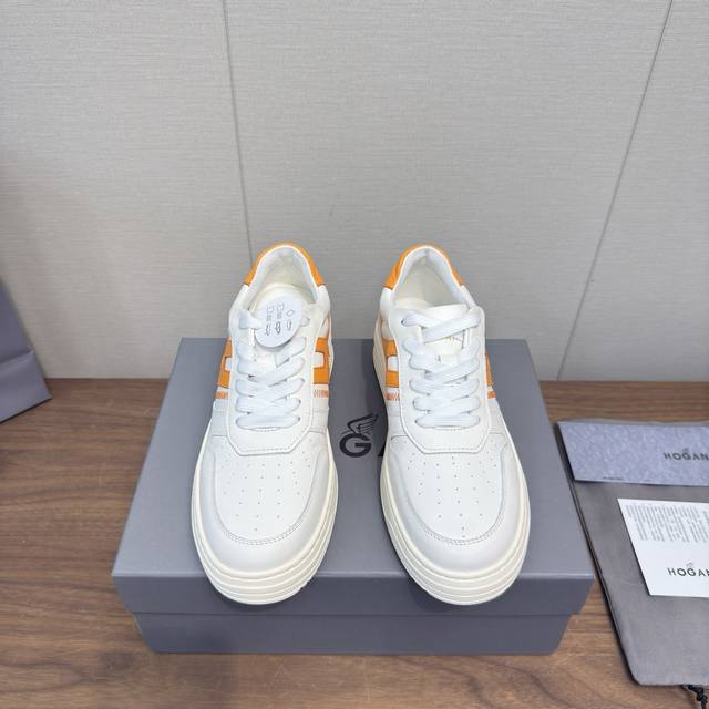 Hogan霍根2025 休闲运动鞋 厚底 高端系带板鞋 高版本 情侣款 这款由吴磊倾情代言 专柜同款 未来主义 奢潮款 全新Lnteractive Cube系列