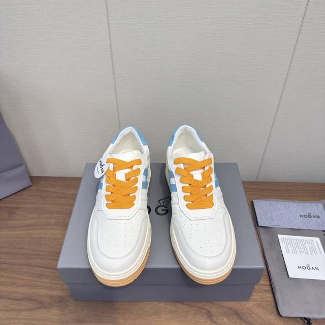 Hogan霍根2025 休闲运动鞋 厚底 高端系带板鞋 高版本 情侣款 这款由吴磊倾情代言 专柜同款 未来主义 奢潮款 全新Lnteractive Cube系列