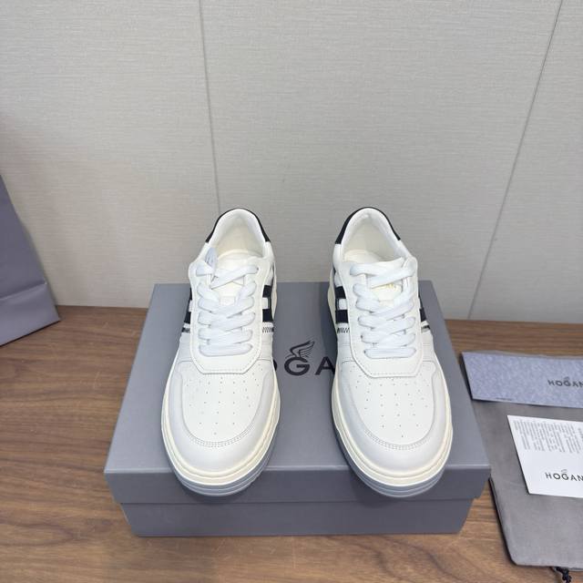 Hogan霍根2025 休闲运动鞋 厚底 高端系带板鞋 高版本 情侣款 这款由吴磊倾情代言 专柜同款 未来主义 奢潮款 全新Lnteractive Cube系列