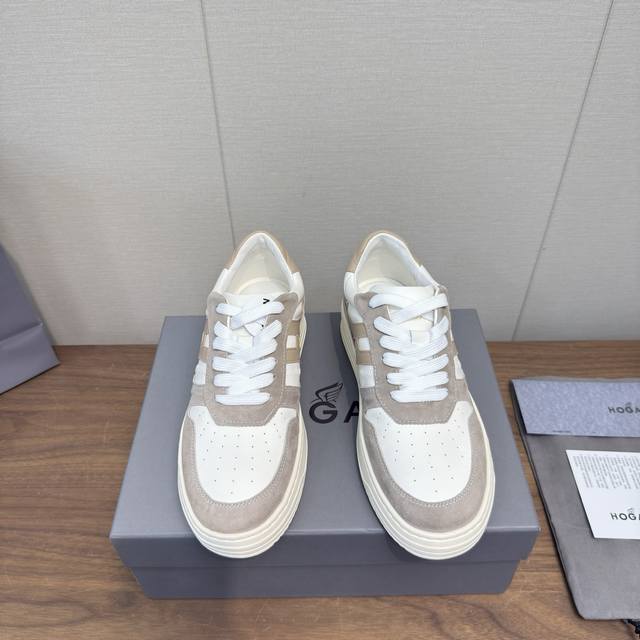 Hogan霍根2025 休闲运动鞋 厚底 高端系带板鞋 高版本 情侣款 这款由吴磊倾情代言 专柜同款 未来主义 奢潮款 全新Lnteractive Cube系列