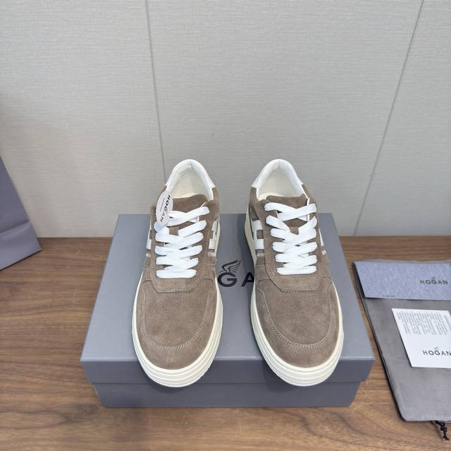 Hogan霍根2025 休闲运动鞋 厚底 高端系带板鞋 高版本 情侣款 这款由吴磊倾情代言 专柜同款 未来主义 奢潮款 全新Lnteractive Cube系列