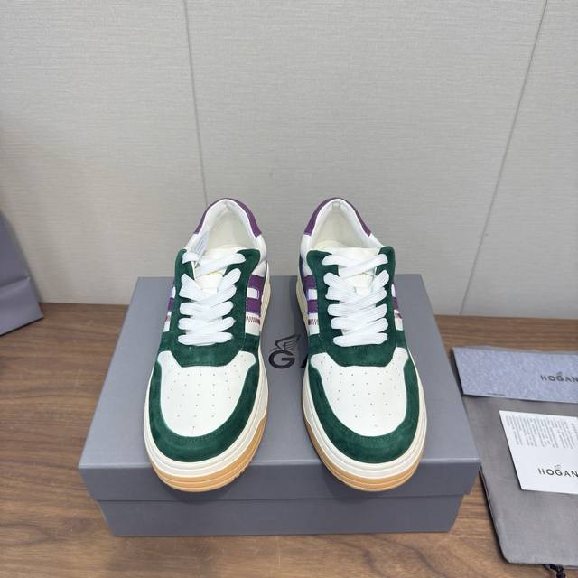 Hogan霍根2025 休闲运动鞋 厚底 高端系带板鞋 高版本 情侣款 这款由吴磊倾情代言 专柜同款 未来主义 奢潮款 全新Lnteractive Cube系列