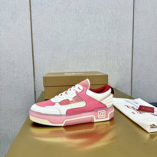 出厂价pp 王俊凯 杨幂 丁程鑫 陈牧驰王子异 同款Christian Louboutin路铂廷 新品 Astroloubi 男女同款厚底运动鞋红底鞋时尚与运动