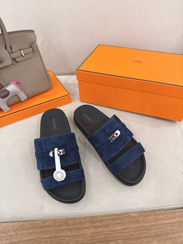 官网最新配色』 二舅拖凉鞋全系列出厂价pp女款 男款 Herme*2025新款H拖鞋 鲜艳清新 ～时尚活力青春气息 不多解释了，买过的都知道 Tpu防滑大底 3
