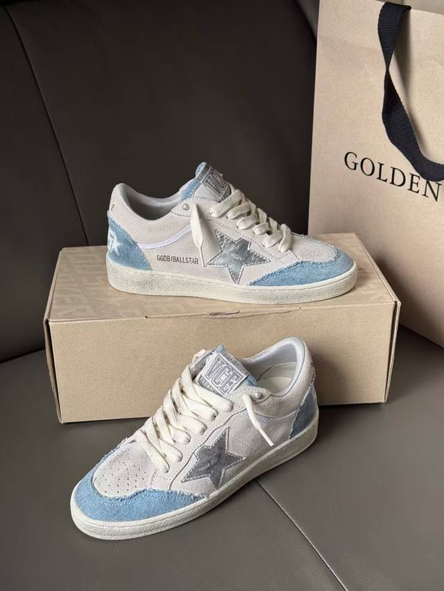 订单询价.有量让利.长期做货 DDD 蓝色牛仔布银星电绣字母情侣款只换码.不换款 DDD 代购原版复刻高版本！低端勿扰 DDD Ggdb Ballstar 系列