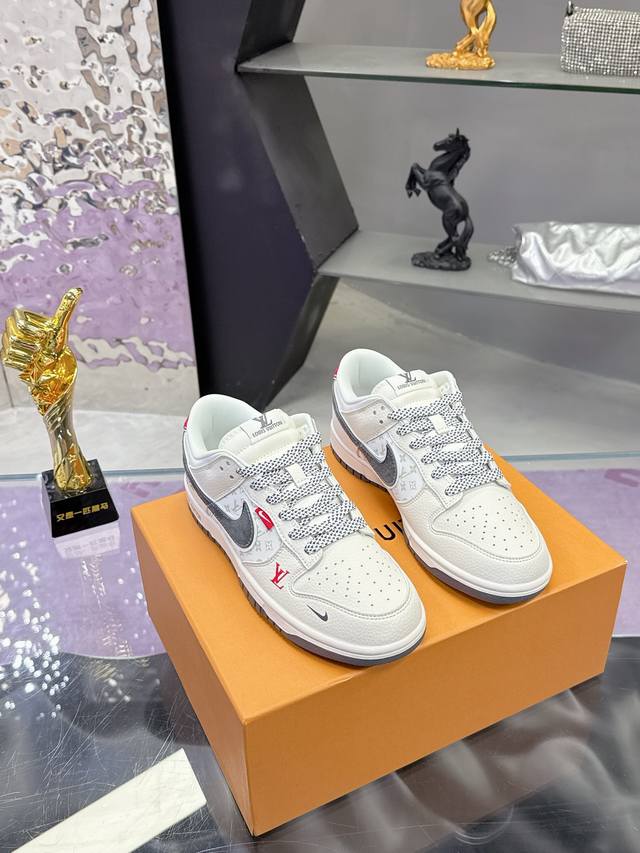 工厂P价P： DDD 联名系列卖疯了情侣款 DDD 专柜如图包装 广州大厂品质 DDD Nk 耐克 X Low Lv联名-周年高端定制 低帮休闲板鞋 DDD 大
