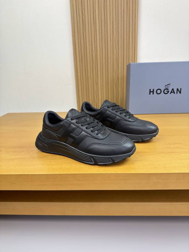 Hogan 霍根 DDD -高端品质 原单 休闲运动鞋 DDD -鞋面：纳帕小牛皮、鞋身车缝H图腾、鞋舌空压品牌Logo DDD -内里：品牌帆布，垫脚；3D压