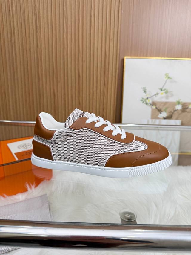 工厂P价 女装女鞋 运动原单 H家2026春夏新款休闲运动鞋，原版1:1开发 DDD Hermes 爱马仕休闲鞋情侣款 DDD H家 四季新品运动鞋 DDD H