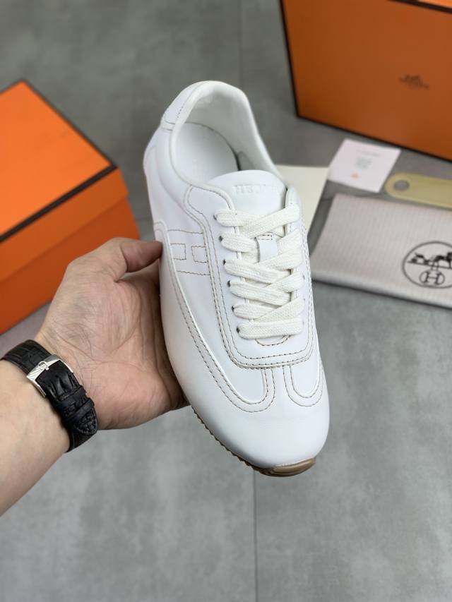 工厂P价P 实价 顶级版本 原单 Hermes爱马仕男款 Drift Sneaker 夏季新款休闲运动鞋 DDD 原版购入开发 做货 H家男士经典系列 科技透气