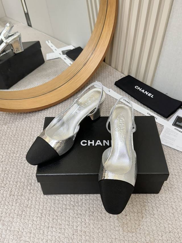 工厂P批P￥ DDD Chan*L经典Slingback小香. 芭蕾舞平底单鞋，平底凉鞋，6.5跟，9.0跟 DDD 就像Coco香奈儿女士说的：流行稍纵即逝，