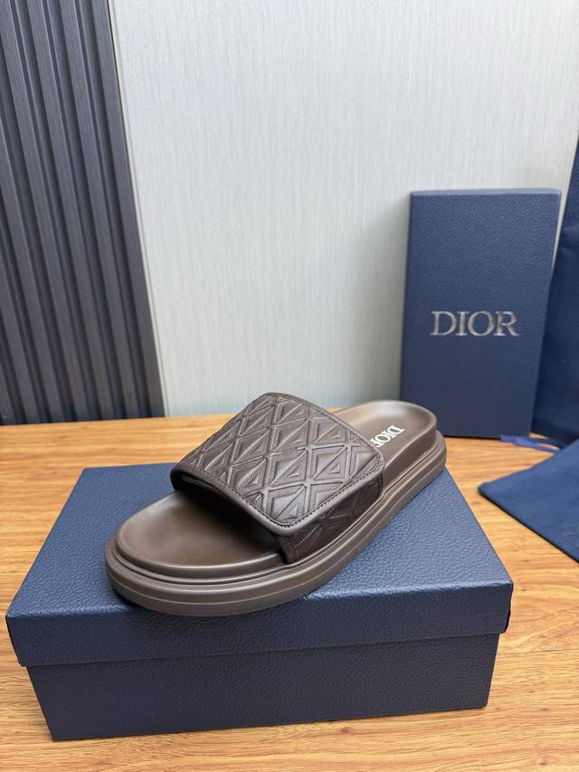 工厂P价 DDD 迪奥.男拖鞋官网1:1制作 DDD 38-45码 45 46 订做 原版材质出货 DDD