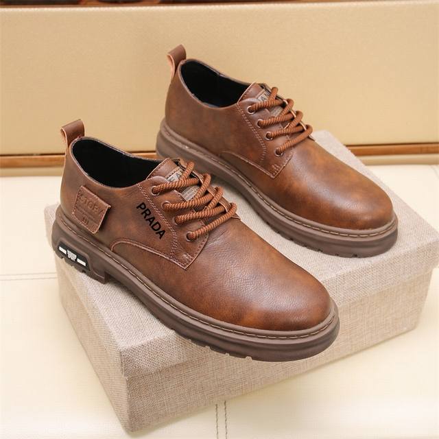 特价 普拉达 棕色 39 3 40 9 41 1 42 1 43 5 44 4 DDD