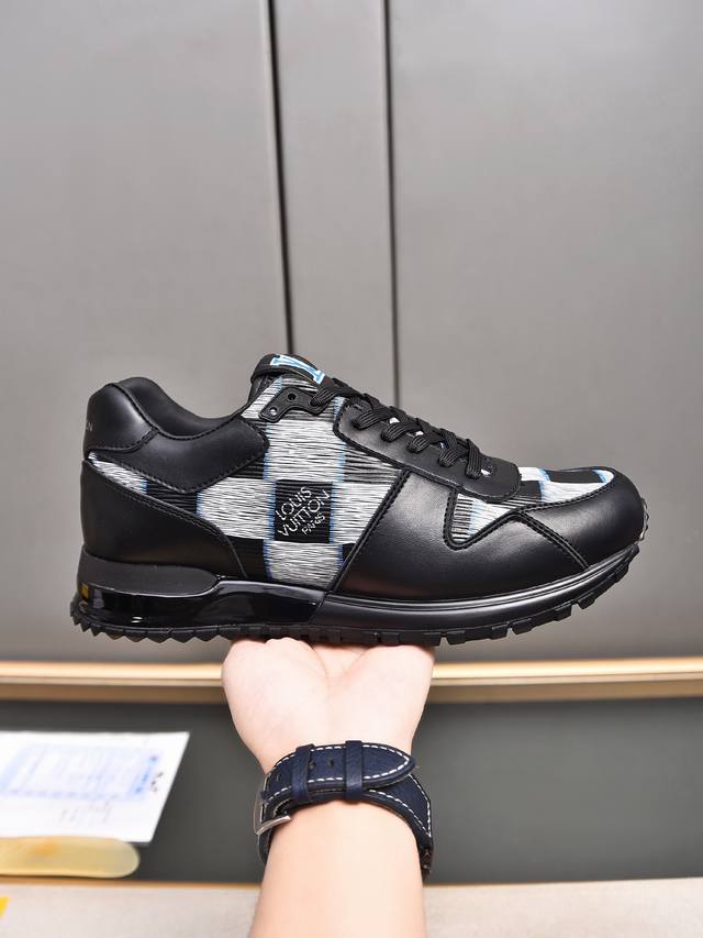 3D打印款 Louis Vuitton高端原单 新款Lv路易威登 * 顶级版本 Lv经典潮鞋！选用进口原版牛皮 水染牛皮内里.原版耐磨橡胶大底！高品质精品！码数