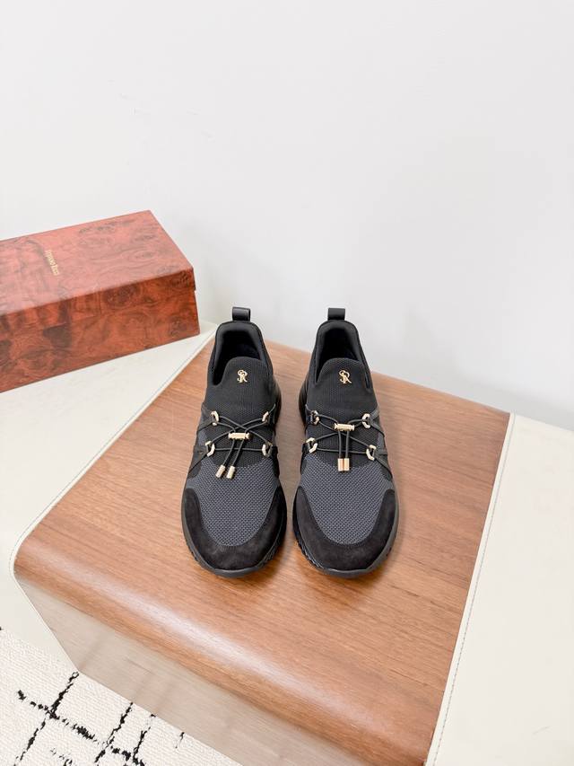 Stefano Rocco 史蒂芬高端奢侈品牌，男士休闲运动鞋，原版牛皮，质感高端细腻，内里全小牛皮面料，贴肤柔软，简约不简单，复古感十足，越穿越喜欢！ DDD